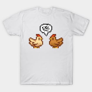 Stardew Valley Unhappy Chickens T-Shirt